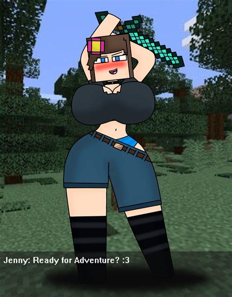 Oh wait I see now, the ghost was possessing Marie and that's why she was teasing in the first place. . Minecraft jenny r34